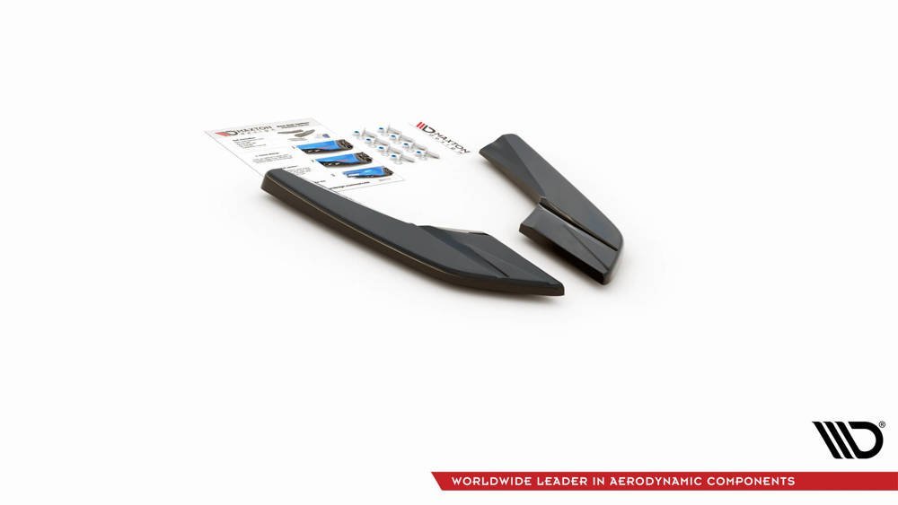 Maxton - REAR SIDE SPLITTERS V.2 AUDI S3 SEDAN 8V FACELIFT - 8