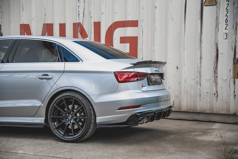 Maxton - REAR SIDE SPLITTERS V.2 AUDI S3 SEDAN 8V FACELIFT - 5