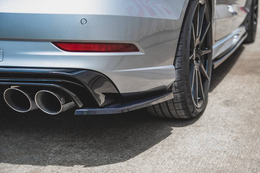 Maxton - REAR SIDE SPLITTERS V.2 AUDI S3 SEDAN 8V FACELIFT - 3