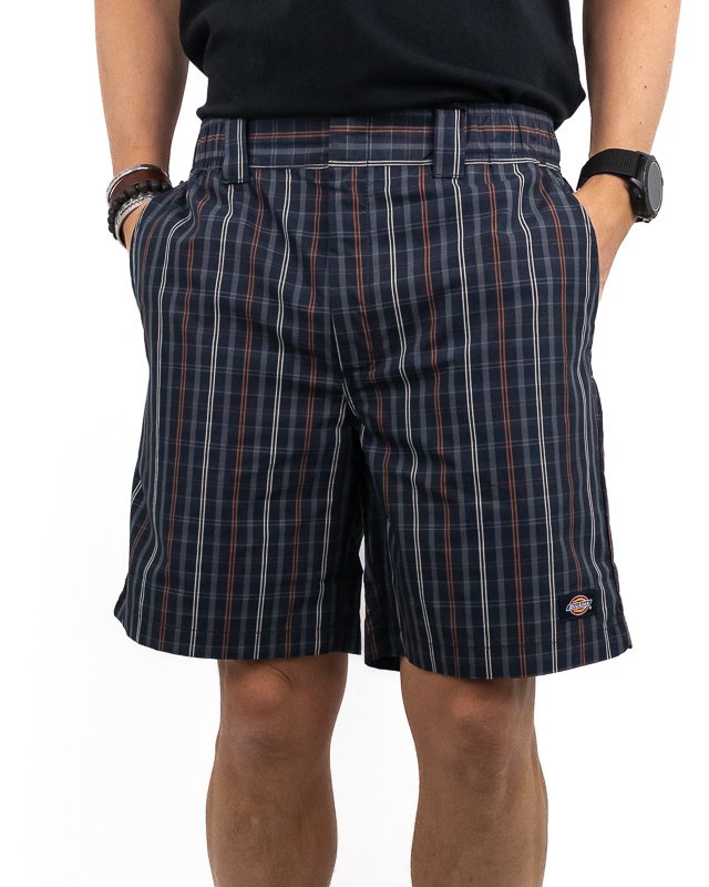 Dickies Surry Short Check Navy JHStore