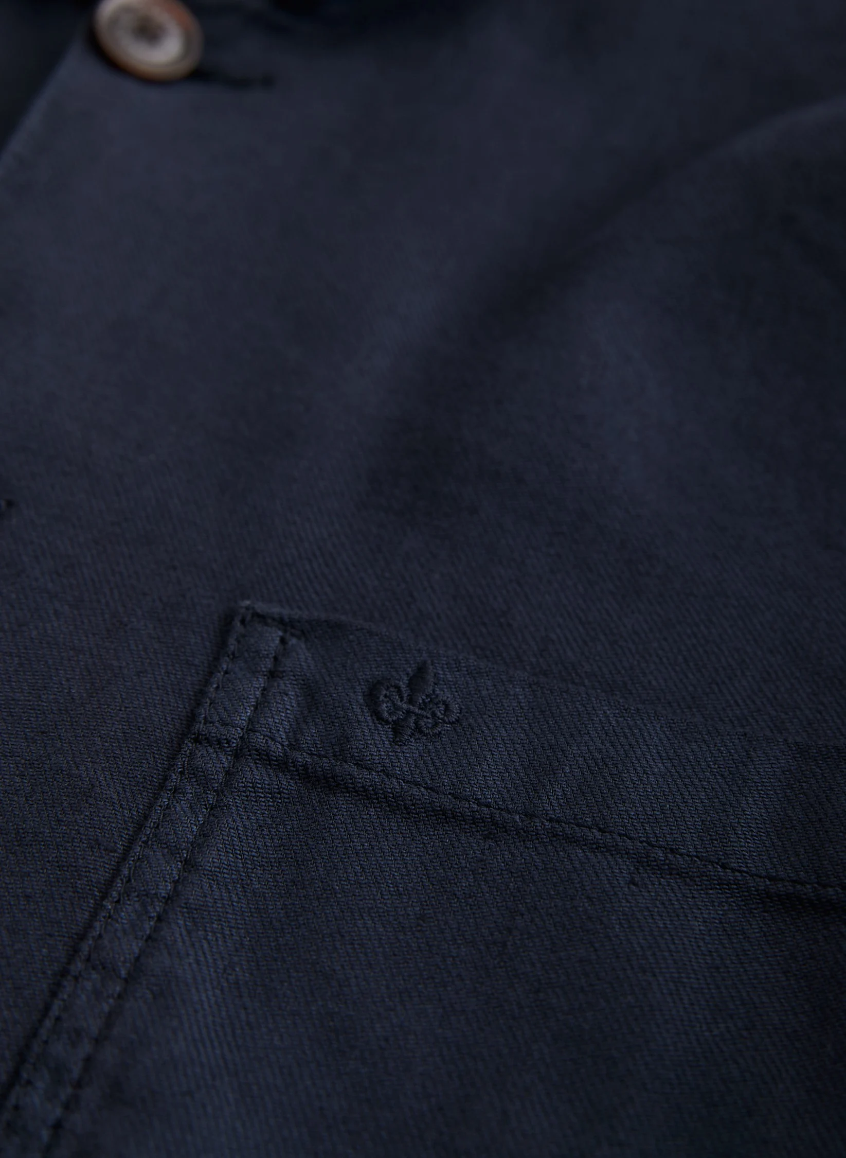 Morris -  Linen Shirt Jacket - Blue - 4