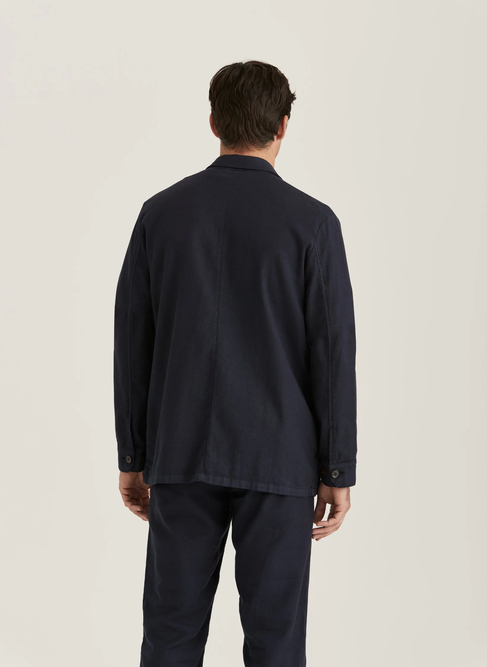 Morris -  Linen Shirt Jacket - Blue - 3