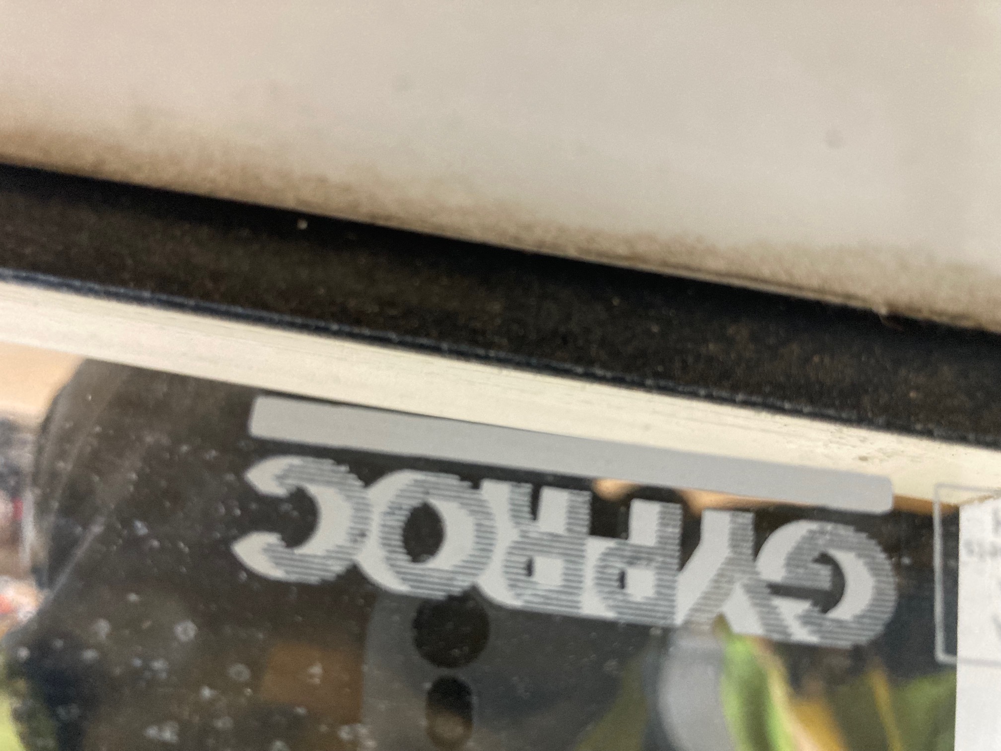 Glasparti Aluminium 88x203,5 - 3