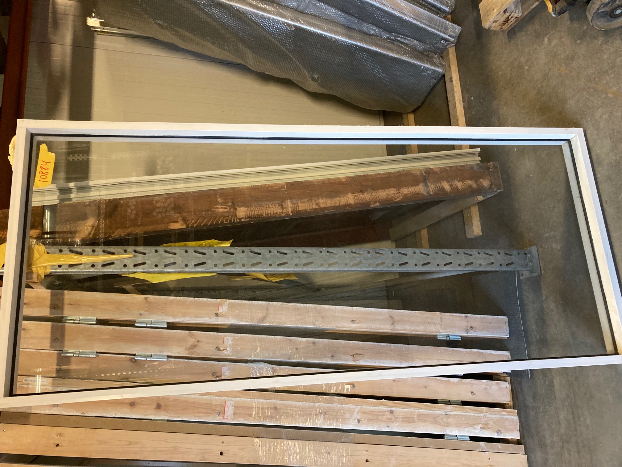 Glasparti Aluminium 88x203,5