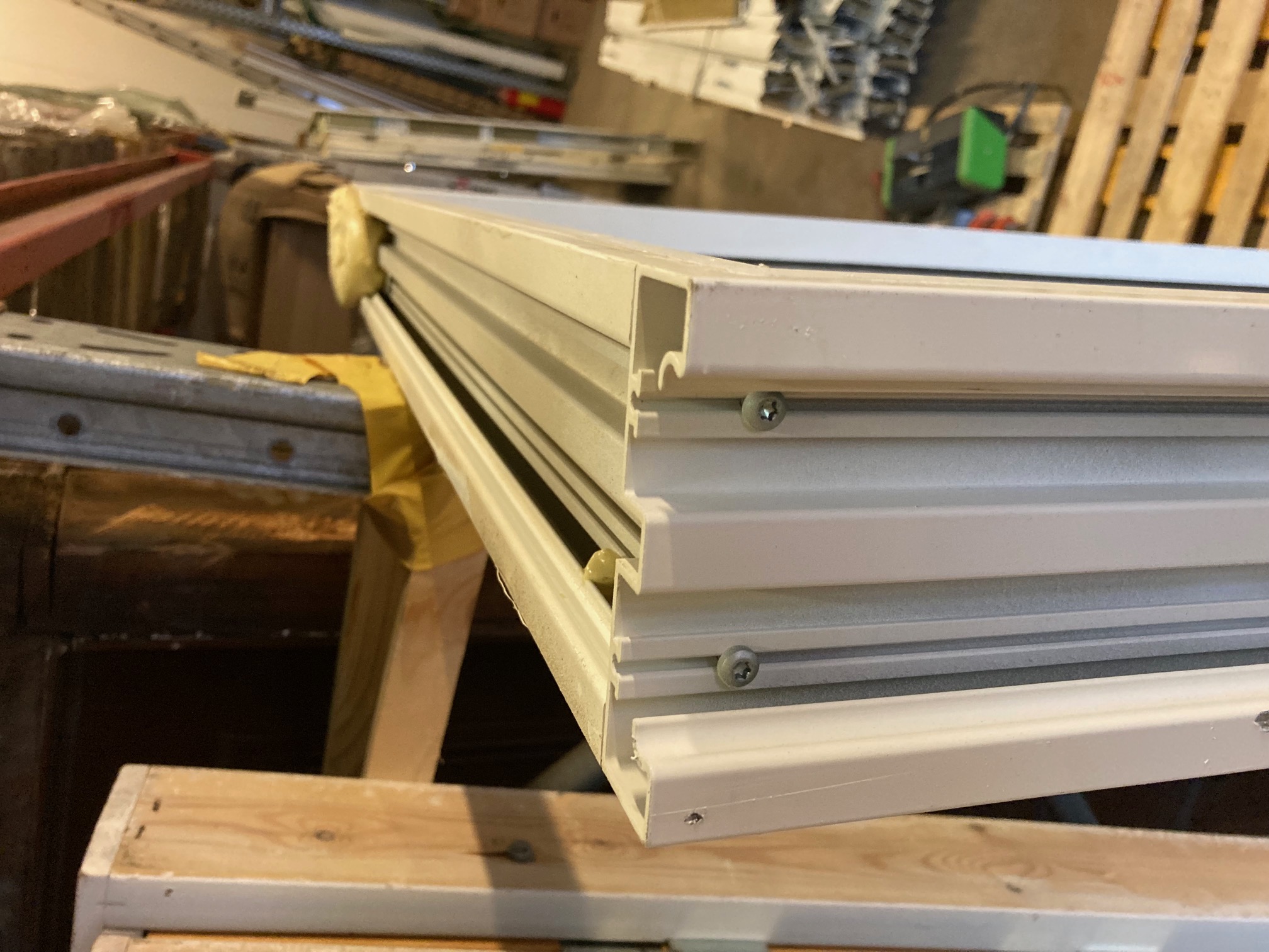 Glasparti Aluminium 88x203,5 - 2