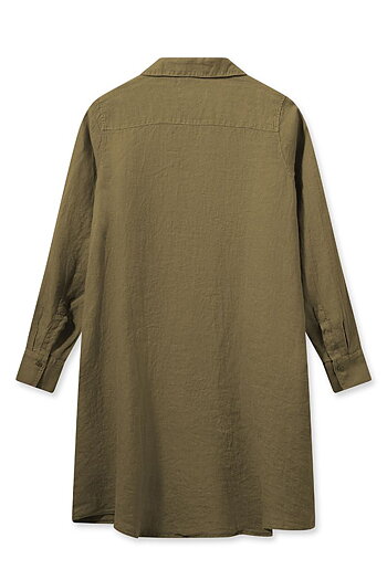 Mos Mosh - MMRielle Linen Dress Burnt Olive