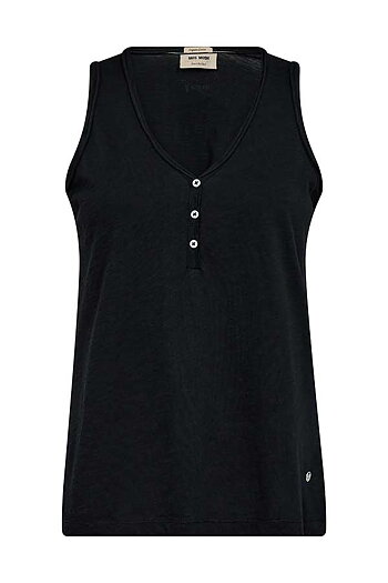 Mos Mosh Astin Basic Tank Top Black main image 1