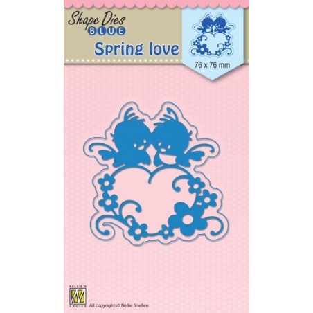 REA Nellie Snellen Shape Die Blue -Spring Love