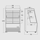 Kylmonter / displaykyl OFC390B