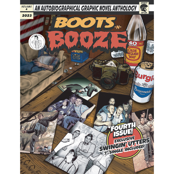 Boots n Booze - Comic book + Swingin utters 7a - Fanzine + EP