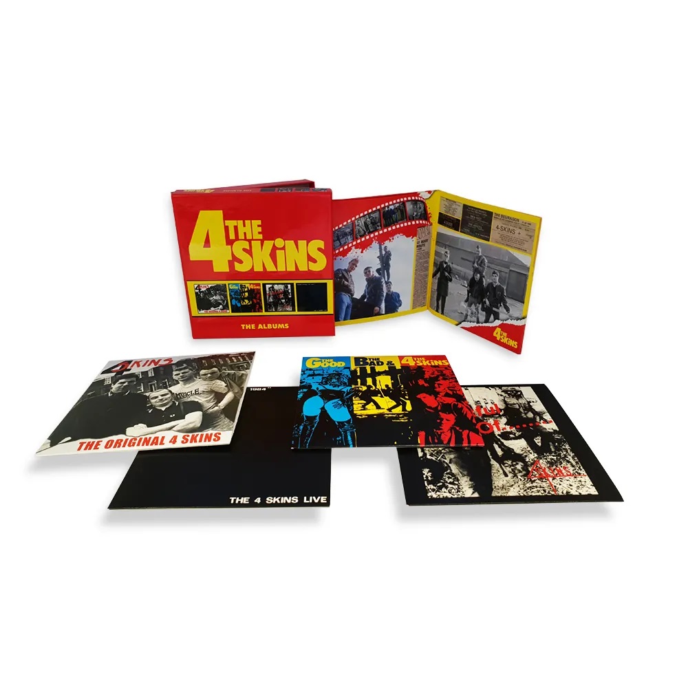4-Skins - The Albums - 4CD (Clamshell Boxset)