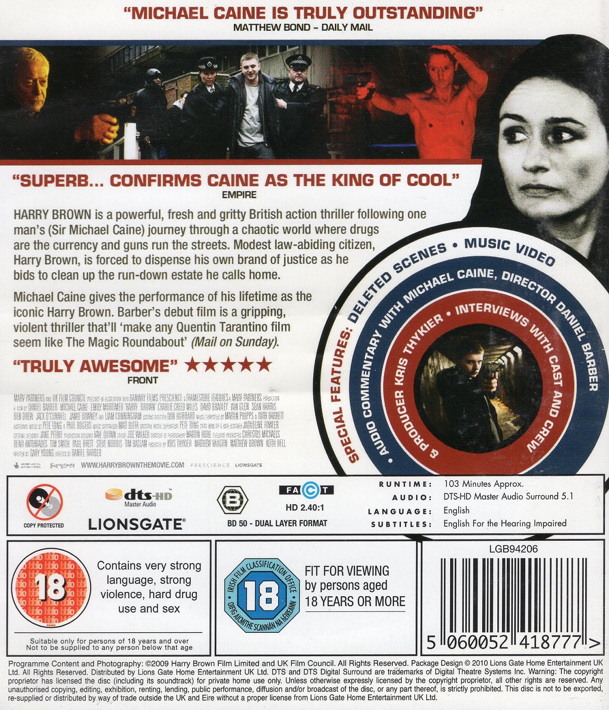 Harry Brown (ej svensk text) (Blu-ray) - 2
