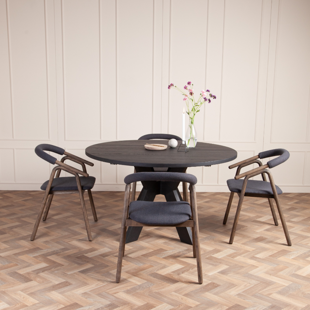 Monogram Round Dining Table  - Ash (several choices) - Kristensen & Kristensen - 2