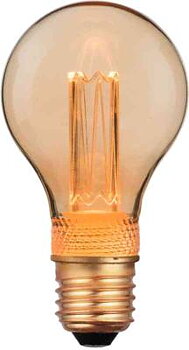 LED-lampa, Deco, normal  E27 Amber 2W