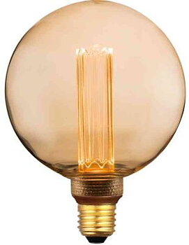 LED-lampa, Deco, glob  E27  Amber 2,5W