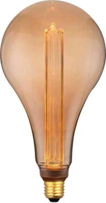 LED-lampa, Deco, droppe  E27  Amber 2,8W
