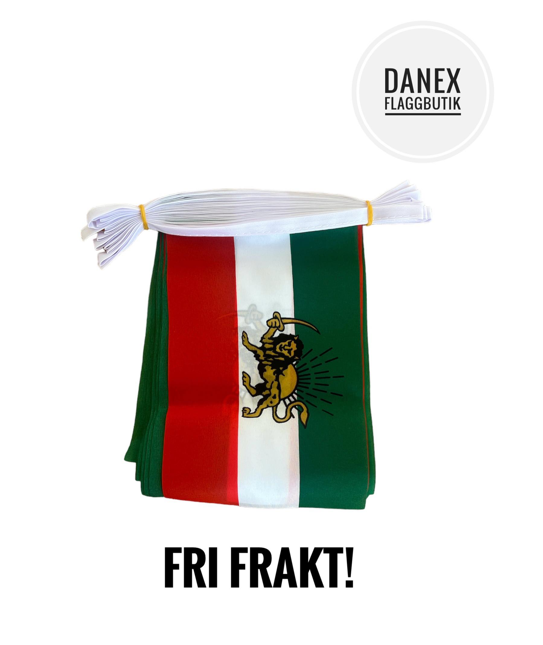 Flaggspel i tyg - Persien 