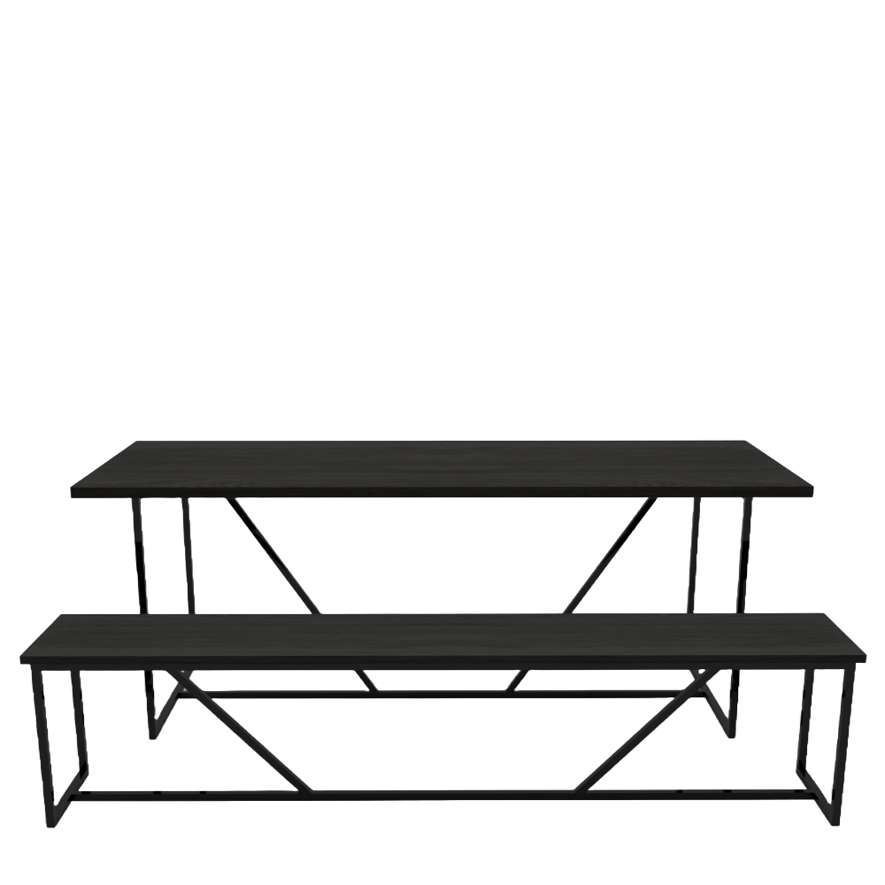 ZET Bench 160-240 cm  (several choices) - Kristensen & Kristensen - 4