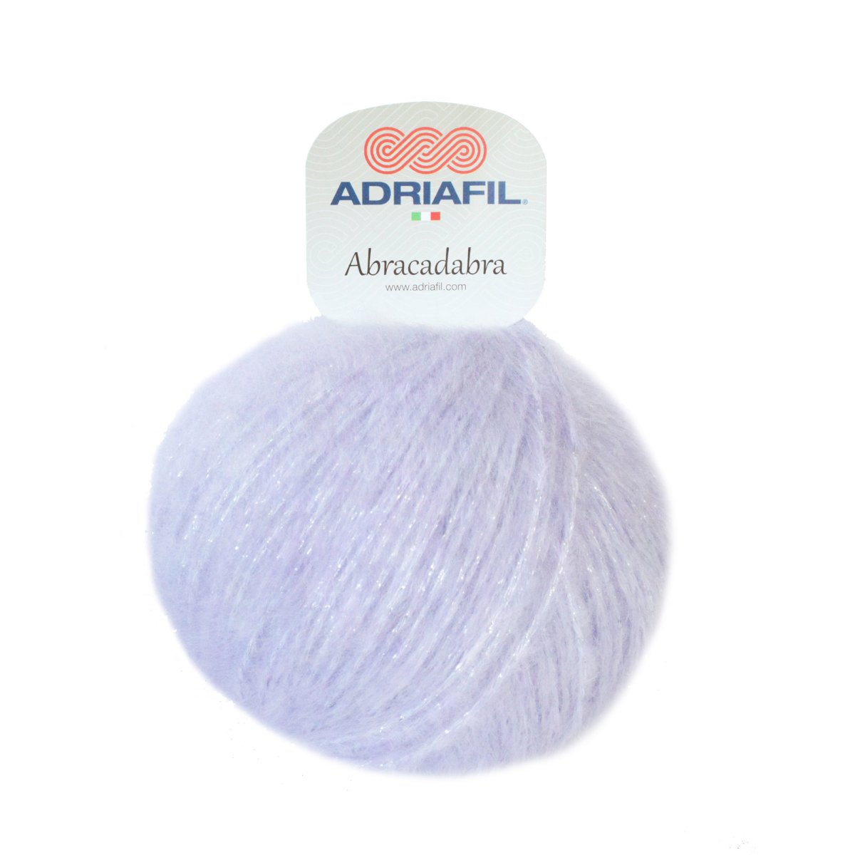 Adriafil Abracadarbra Lila Col 24 Glitter 21 maskor stickfasthet 4,5mm stickor