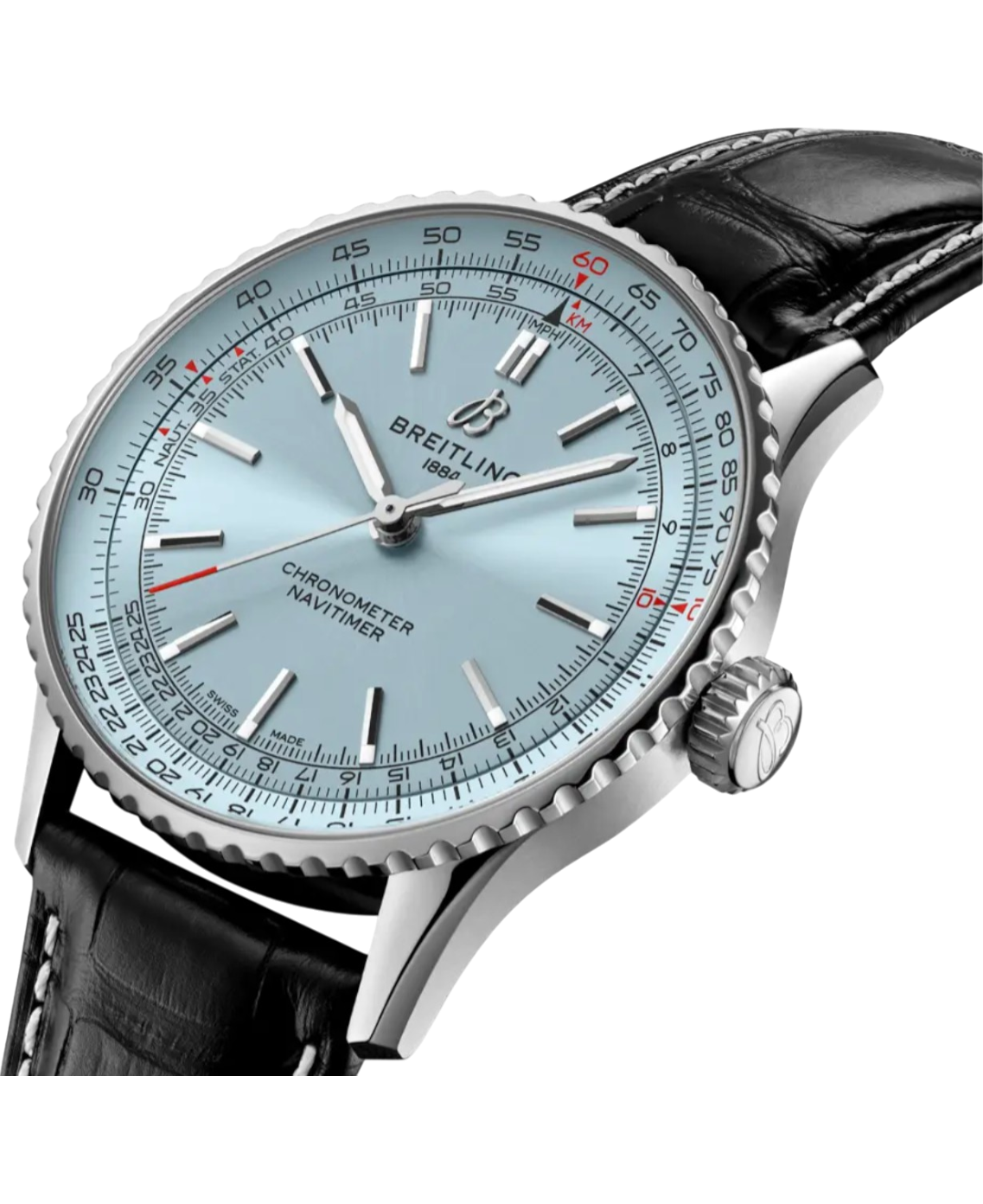 Breitling A17329171C1P1 Navitimer Automatic 41 ljusblå profil