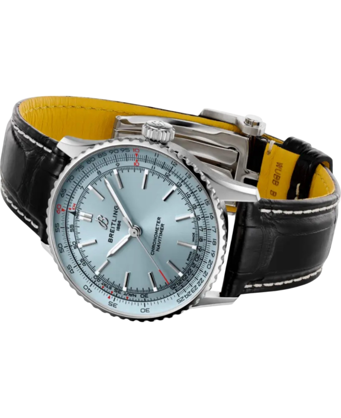 Breitling A17329171C1P1 Navitimer Automatic 41 ljusblå sida
