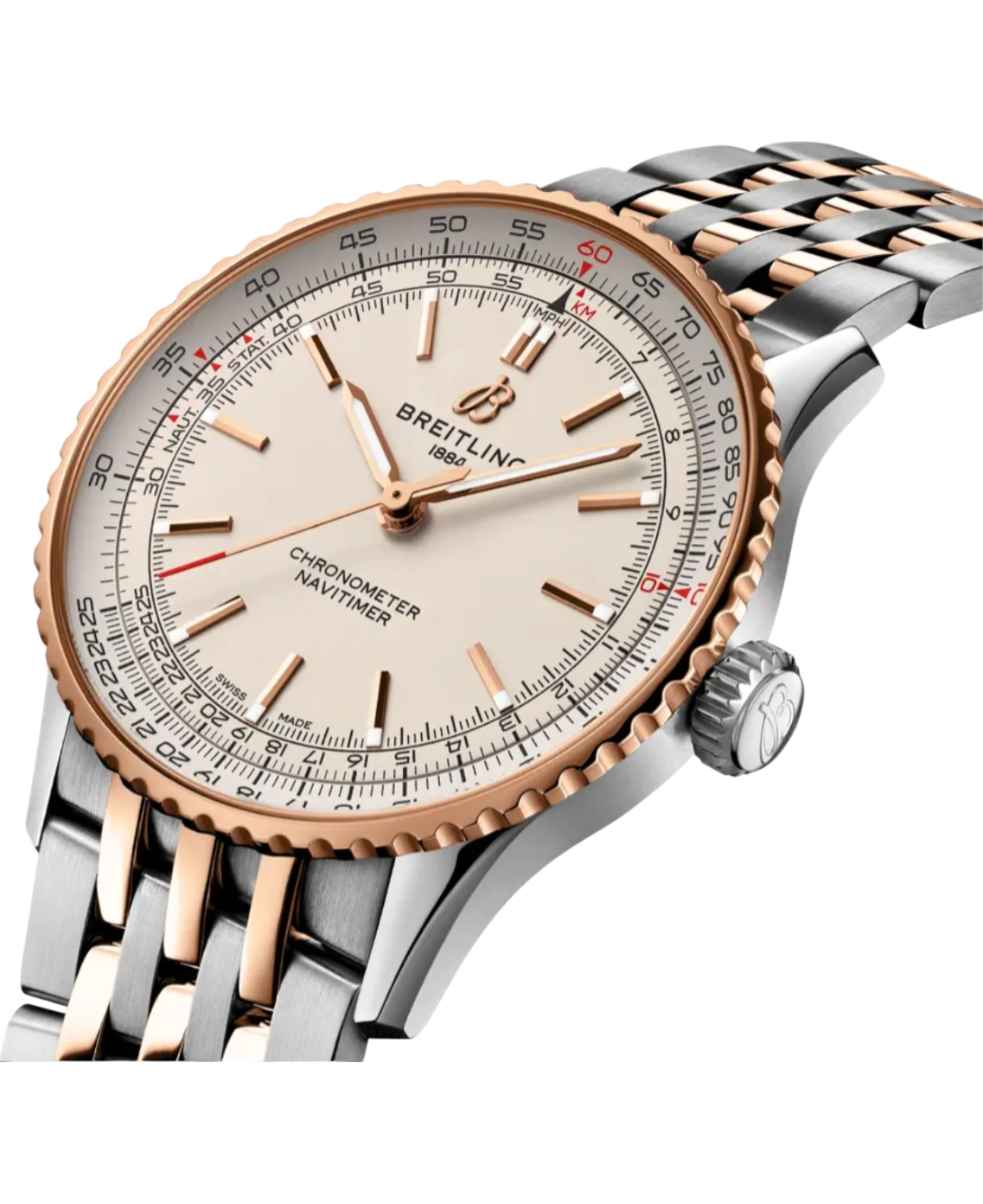 Breitling U17329F41G1U1 Navitimer Automatic 41 vit profil