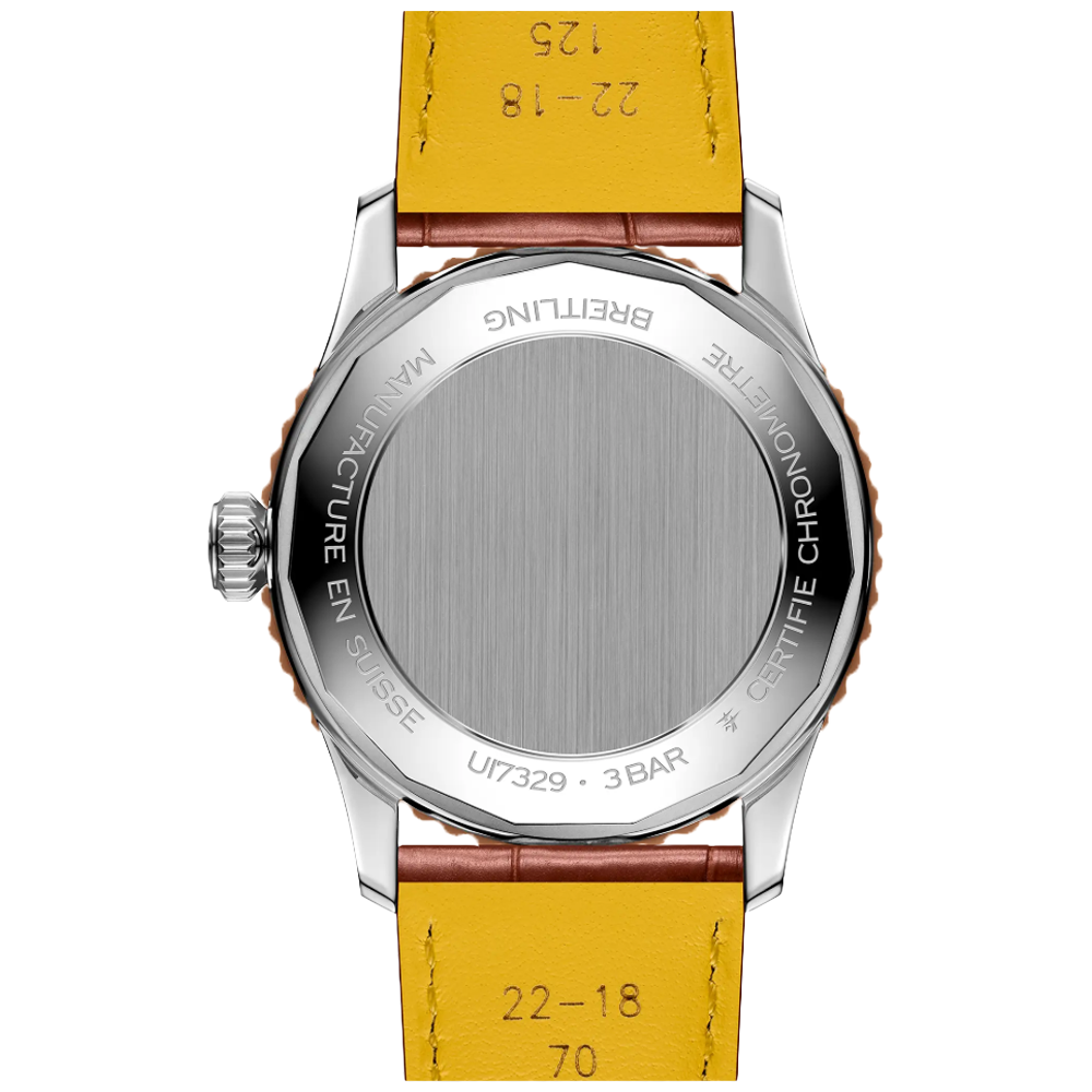 Breitling NU17329F41G1P1 avitimer Automatic 41 vit baksida
