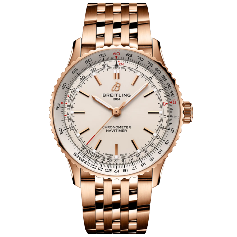 Breitling R17329F41G1R1 Navitimer Automatic 41 18k rött guld 