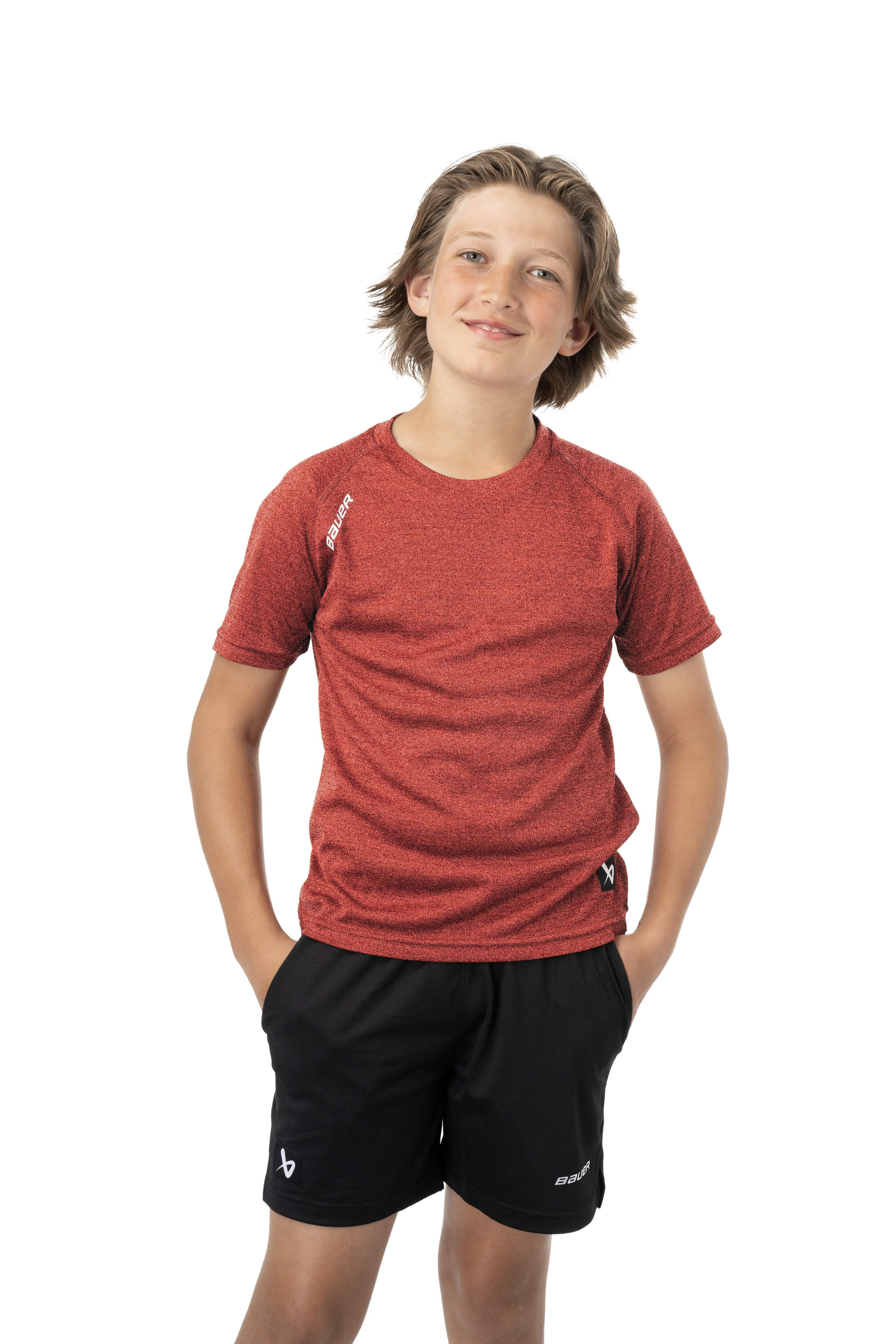 BAUER TEAM SS TECH TEE JR (Rönnäng)