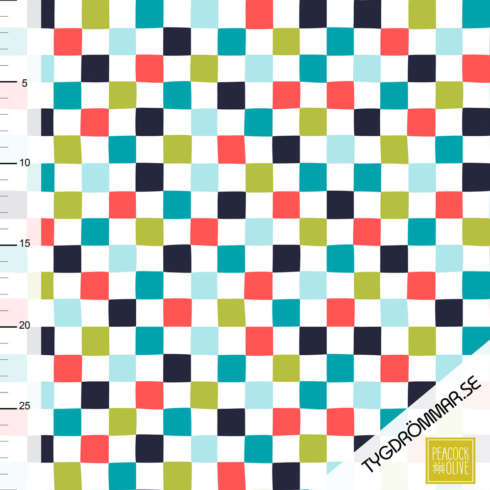 CHECKS - TURQUOISE