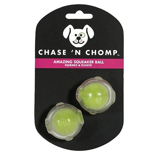 Caitec Amazing Squeaker Ball S 2-pack