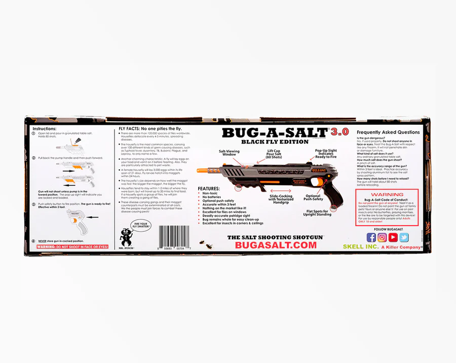 BUG-A-SALT 3.0 - Black Fly 6
