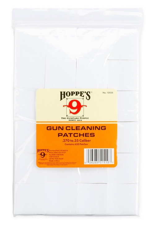 Hoppe's Cotton Patches Caliber .270 - .35 / 650pcs