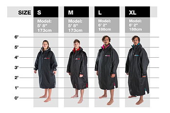 dryrobe® Advance Long Sleeve - Black Camo / Pink 2