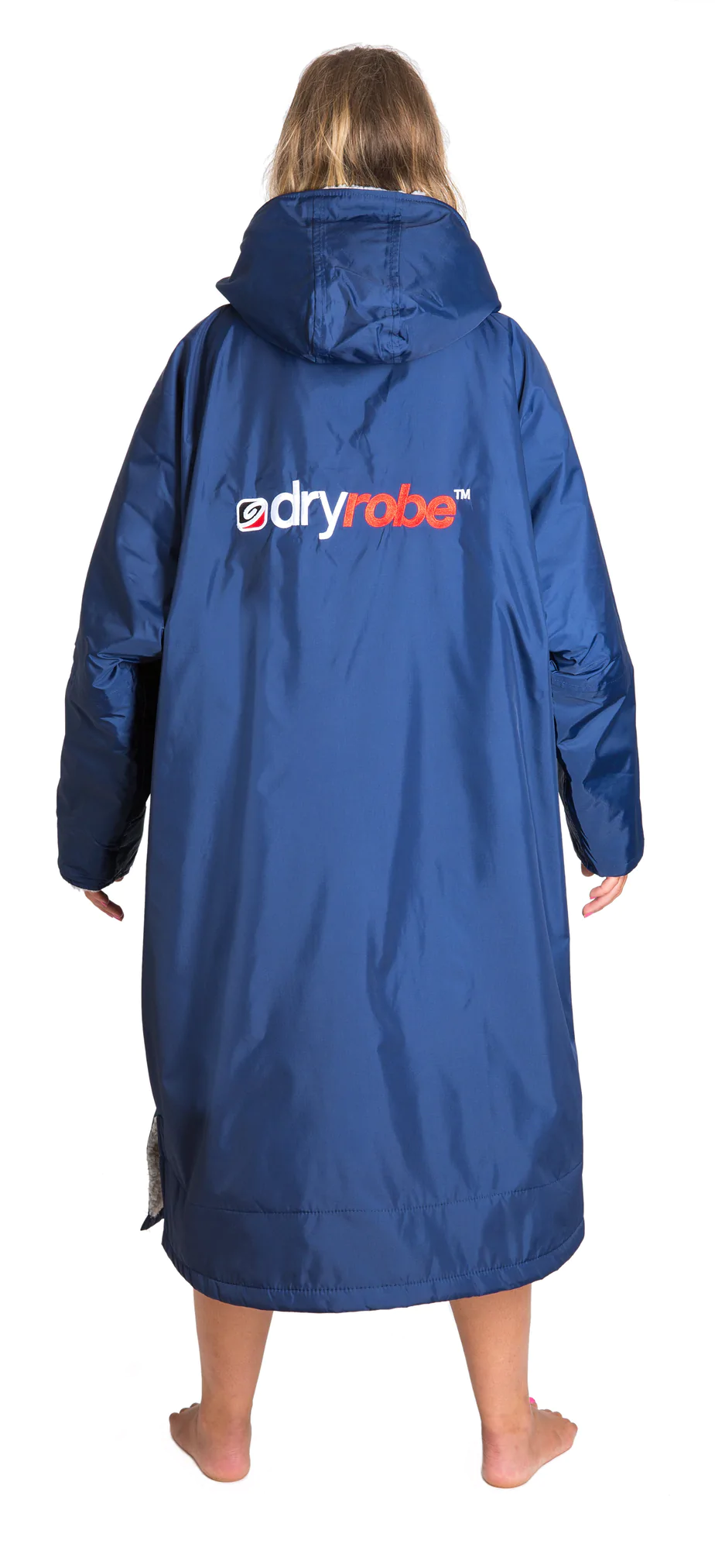dryrobe® Advance Long Sleeve - Navy / Grey 3