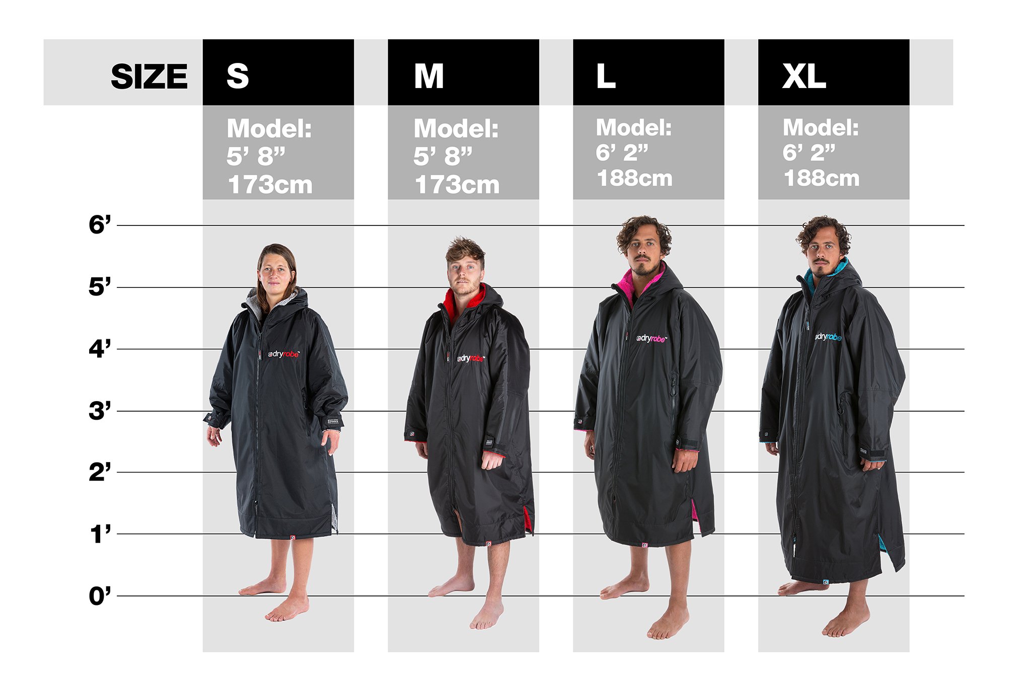 dryrobe® Advance Long Sleeve - Forest Green / Black 2