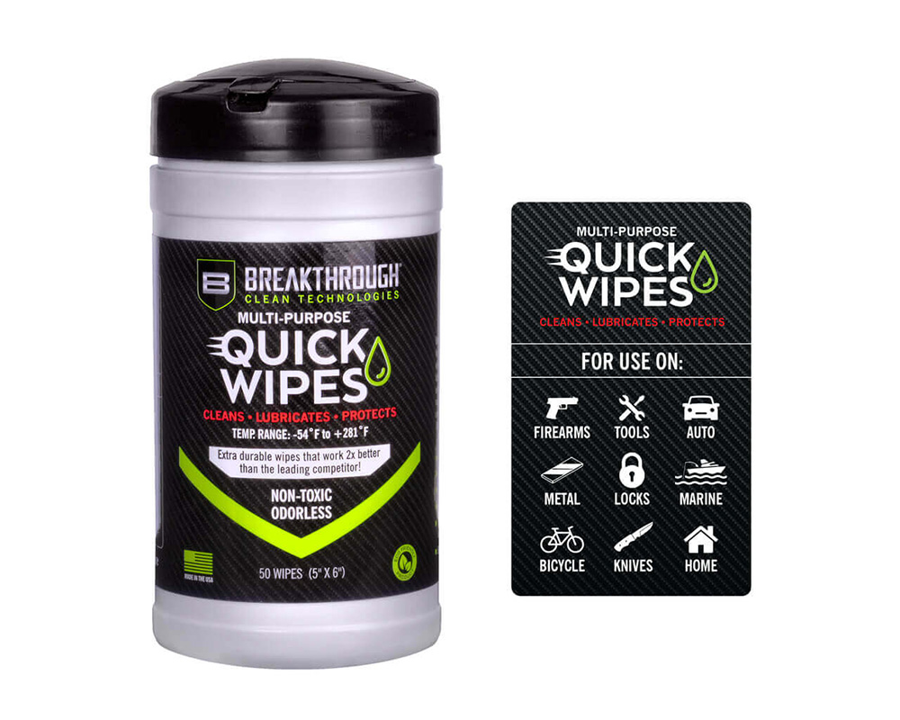 Breakthrough Synthetic CLP Quick Wipes - 50 pcs