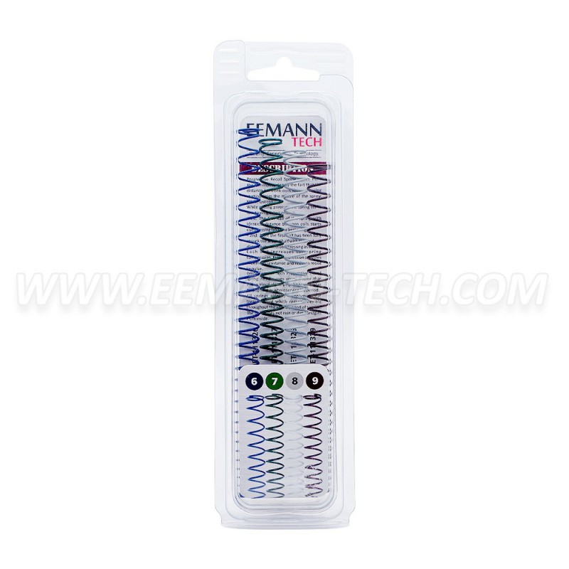 Eemann Tech Recoil Springs Calibration Pack OPEN MAJOR for 1911/2011 2