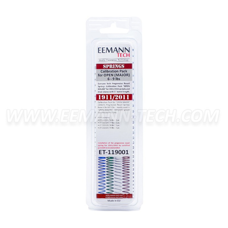 Eemann Tech Recoil Springs Calibration Pack OPEN MAJOR for 1911/2011 3