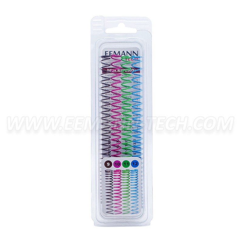 Eemann Tech Recoil Springs Calibration Pack STANDARD / CLASSIC MINOR for 1911/2011 2