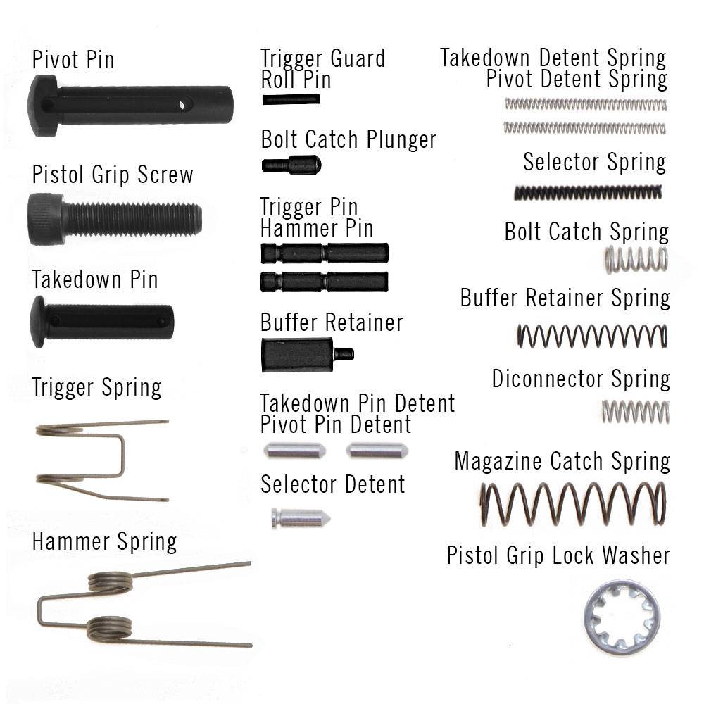 Eemann Tech Lower Small Parts Set for AR-15 2