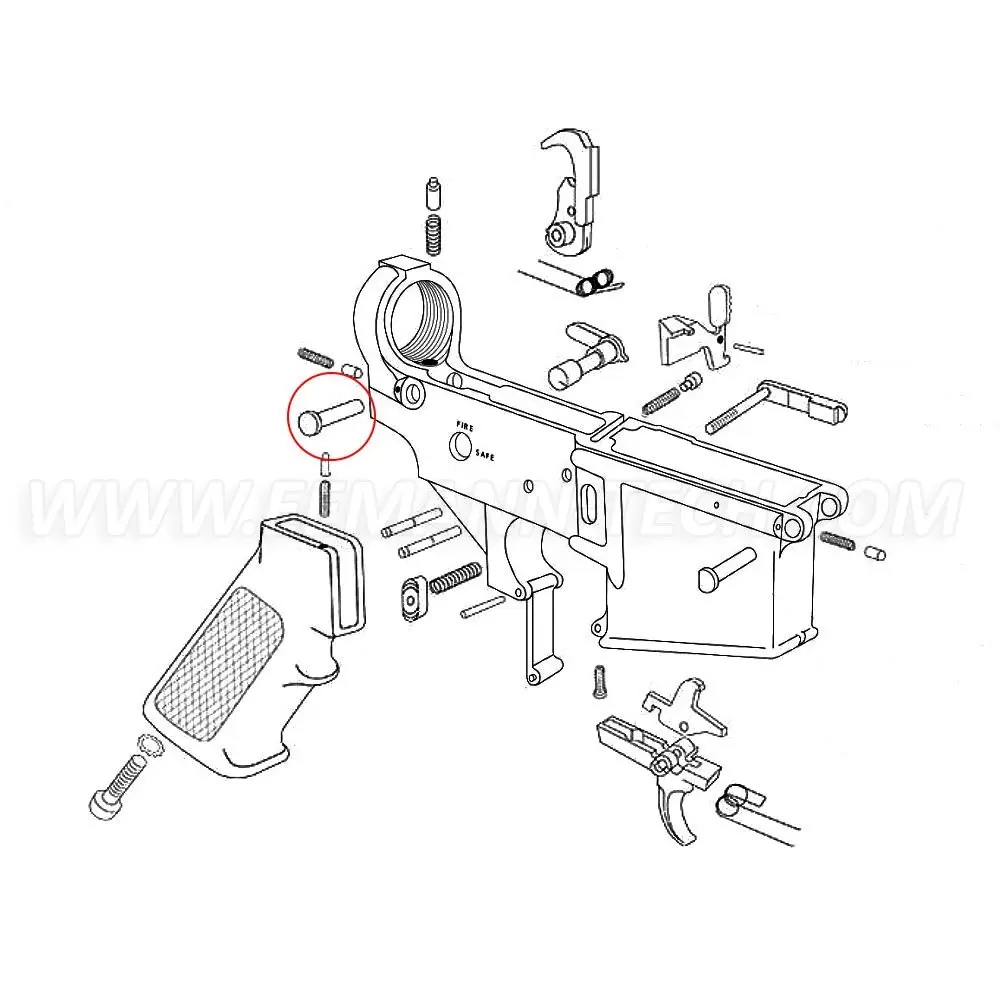 Eemann Tech Takedown Pin for AR-15 3