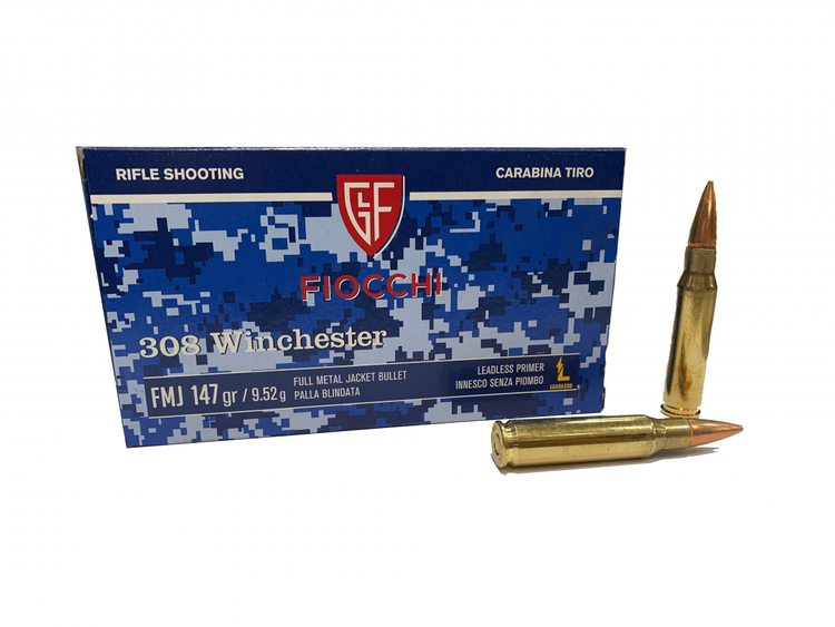 Fiocchi .308 FMJ 9,52g / 147gr
