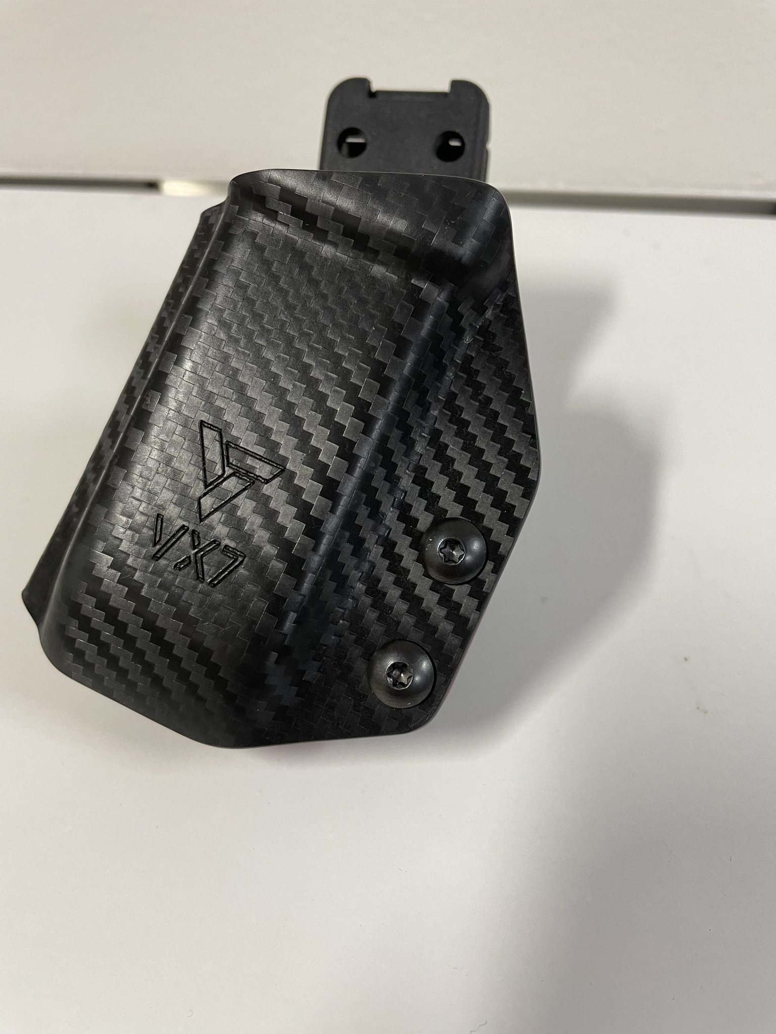 VX7 PCC Magazine Pouch Glock - CF Black / Red - RH 2