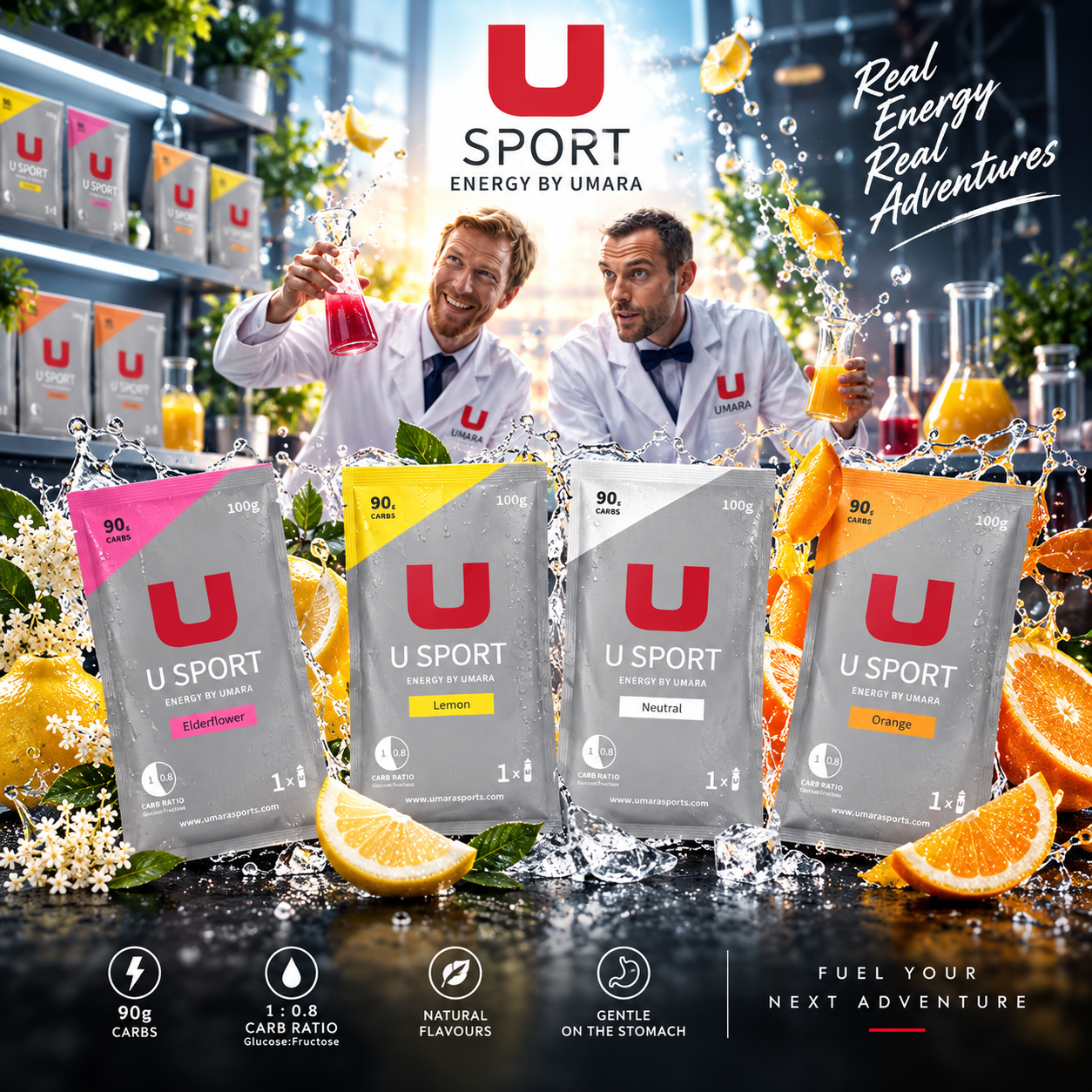 Umara U Sport - Sports Drink Bundle 4x100 g - Perfect Mix