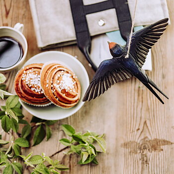 DecoBird Flying Barn Swallow