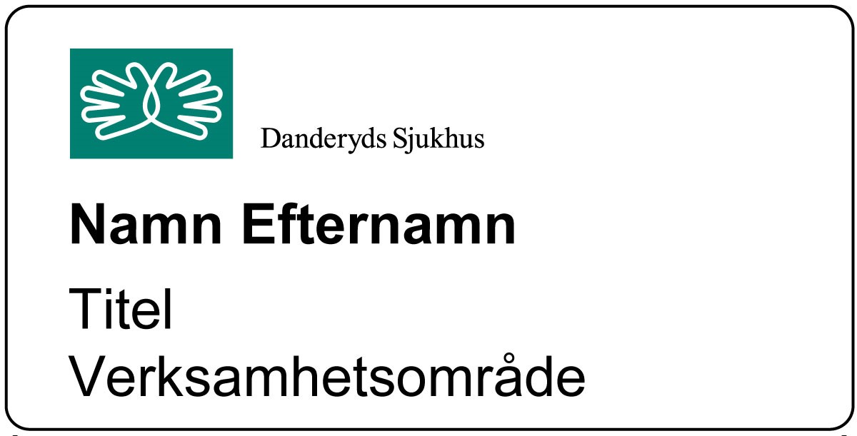 Namnskylt Danderyds Sjukhus