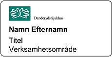 Namnskylt Danderyds Sjukhus