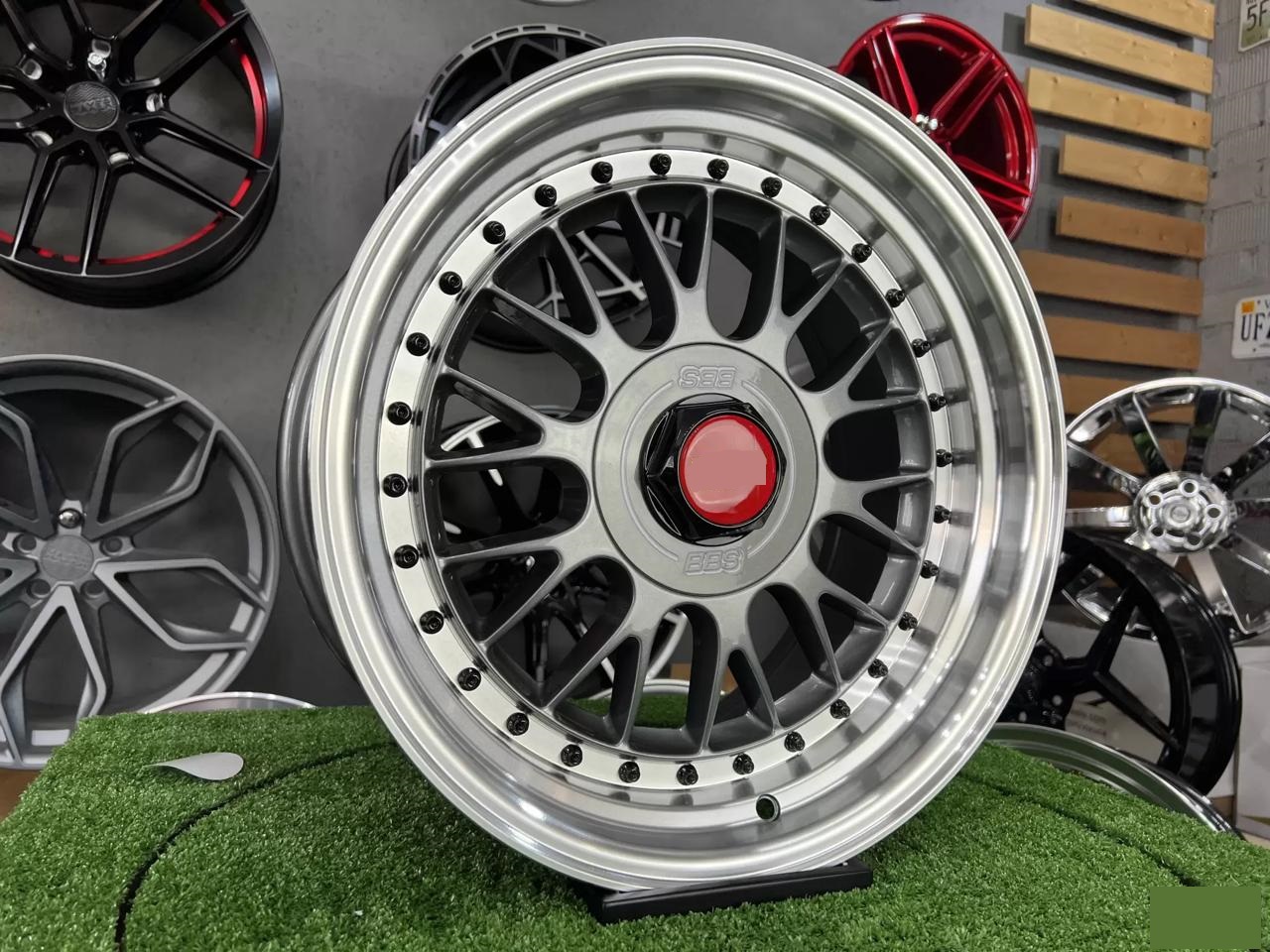 17" LM style Grey/polished 5x112 5x120 - 2