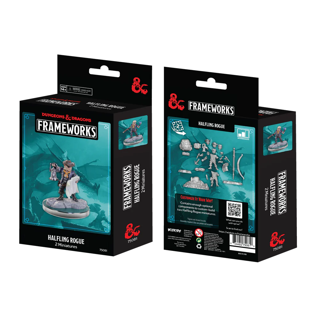 D&D Frameworks: Male Halfling Rogue